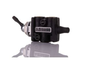 Zawór kontrolny pneumatyczny 3/2 z przełącznikiem G 1/8 RS PRO 1/8in