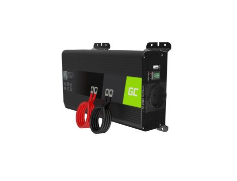 Przetwornica napięcia Inwerter Green Cell PRO 12V na 230V 500W/1000W Czysta sinusoida