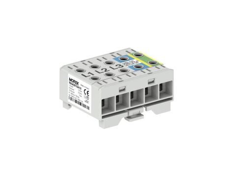 Złączka OTL16-5x szary, niebi, żół-ziel 5x1x Al/Cu 1,5-16mm 1000V AC/1500V DC Zacisk uniwersalny mocowanie na szynę MAA5016A10