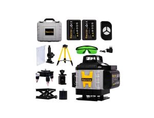 Poziomica laserowa BESTEN BE0002848 4D 16 linii zielony laser 532 nm statyw zestaw PRO 1 szt.