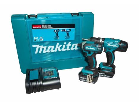 MAKITA ZESTAW COMBO 18V DLX2142S (DHP453+DTD152) 2x3,0Ah