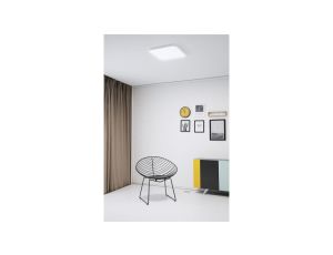 Lampa stojąca trójnóg metalowy REMI WHITE 174cm, z białym abażurem K-4363 Kaja Lighting