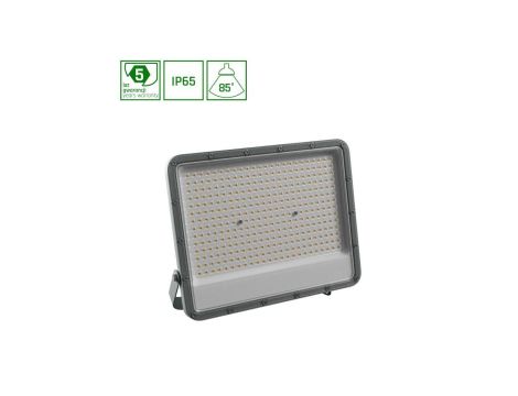 NOCTIS MAX 2 NAŚWIETLACZ 200W NW 230V 85ST IP65 346X286X40 MM SZARY 5 LAT GWARANCJI