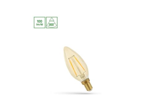 LED ŚWIECOWA E-14 230V 4.9W COG WW RETROSHINE SPECTRUM