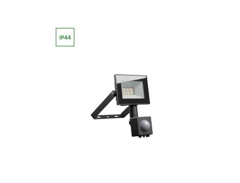 NOCTIS LUX 4 NAŚWIETLACZ 10W NW 230V IP44 94x150x53mm CZARNY czujnik ruchu PIR