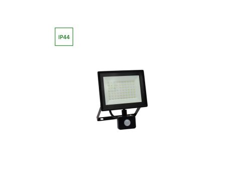 NOCTIS LUX 3 NAŚWIETLACZ 50W WW 230V IP44 180x215x53mm CZARNY czujnik ruchu PIR