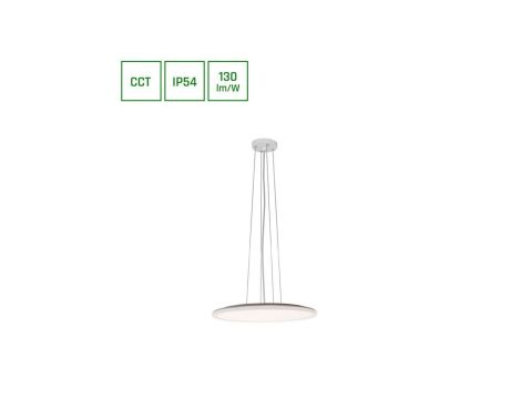 NYMPHEA FLAT DUO 36W CCT 230V 120ST IP54 FI400X26MM BIAŁY OKRĄGŁA