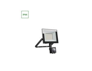 NOCTIS LUX 4 NAŚWIETLACZ 30W WW 230V IP44 141x185x53mm CZARNY czujnik ruchu PIR