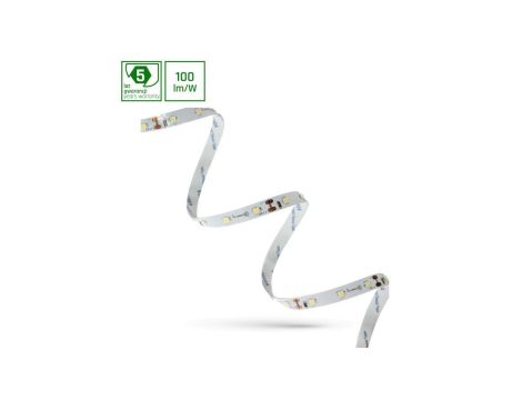 PASEK LED 20W 3528 60LED CW 5 lat 1m (rolka 5m) - bez osłony