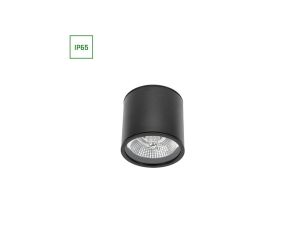 CHLOE AR111 NATYNKOWA GU10 250V IP65 120x115mm CZARNY okrągła nieruchoma