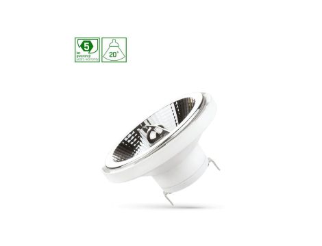 LED AR111 G53 12V 11W SMD 20ST WW BIAŁY SPECTRUM 5 LAT GWARANCJI