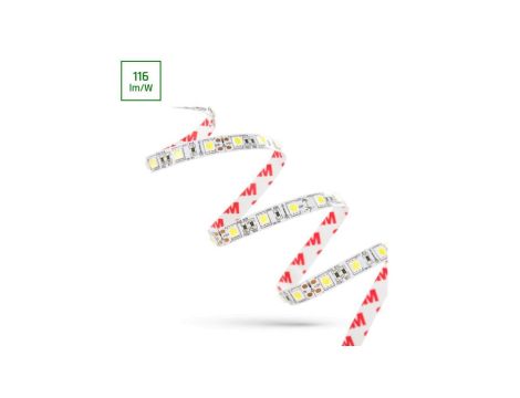 PASEK LED 30W 5050 60LED WW 3 lata 1m (rolka 5m) - bez osłony SPECTRUM