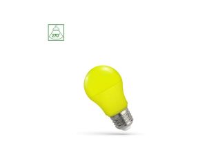 LED GLS E-27 230V 4.9W ŻÓŁTY SPECTRUM