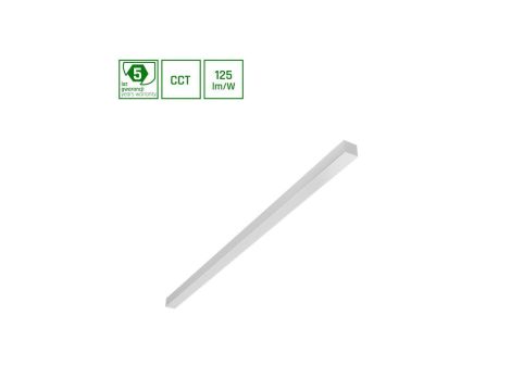 ALLDAY BASIC 40W 3CCT 230V 115st IP20 1203x42x37mm BIAŁY OP 5 LAT GW.