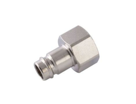 Króciec złączki RS PRO G 1/2 żeńskie rodzaj Żeński Gwintowany Mosiądz niklowany 1/2in