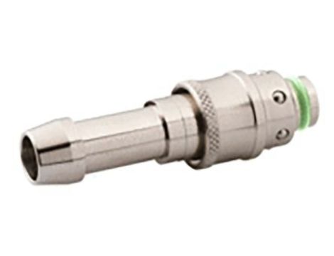 Króciec złączki RS PRO rodzaj Męski Zadzior węża Mosiądz niklowany