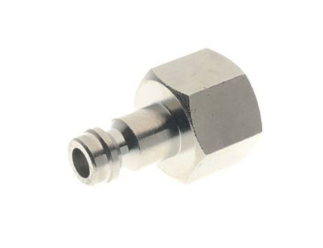 Króciec złączki RS PRO G 1/8 żeńskie rodzaj Męski Gwintowany Mosiądz 1/8in