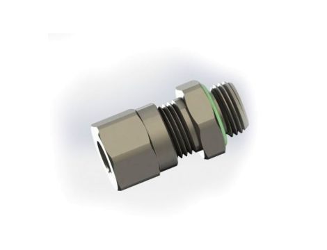 Adapter gwintowany prosty gwint – rura Żeńska BSP 1/4 BSP Wciskane 8 mm RS PRO Złączka prosta 1/4 in Male