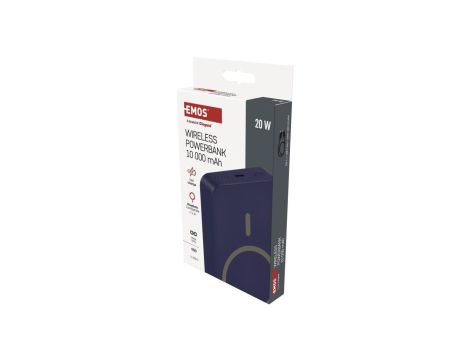 Powerbank EMOS WI 1046, 10 000 mAh, 20 W+Wireless, future dusk