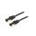 Patch cord S/FTP Cat 8 OFC PVC czarny 5m Pokrycie: złocony IKABJ