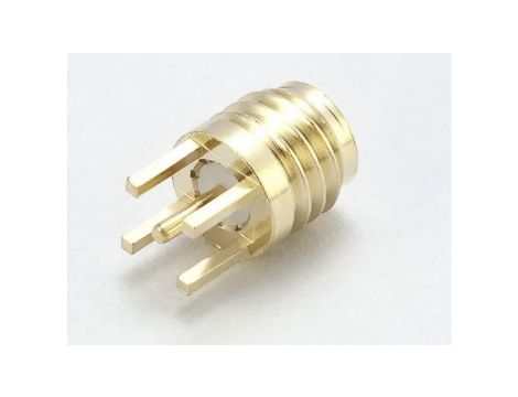 Złącze koncentryczne, 50, 12GHz, Męski, Lutowane, Montaż na płytce drukowanej +155C -55C