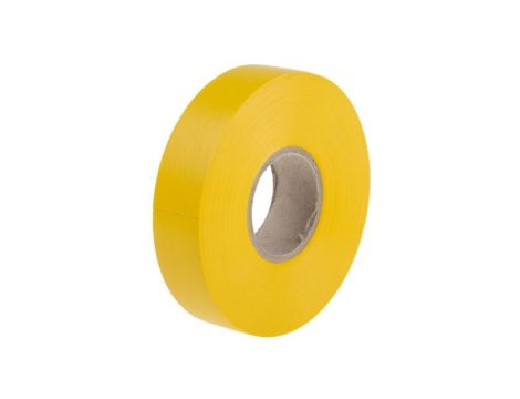 Taśma izolacyjna, kolor Żółty, 19mm x 33m BS EN 60454-3-1 / typ 2, grubość 0.13mm 235506, RS PRO
