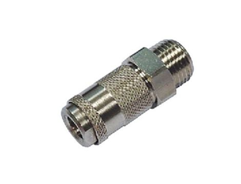 Szybkozłącze powietrza RS PRO M5 męskie rodzaj Żeński Gwintowany Mosiądz niklowany M5