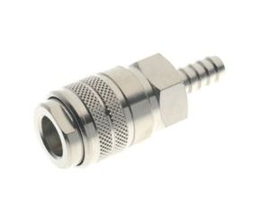 Szybkozłącze powietrza RS PRO rodzaj Męski Zadzior węża Mosiądz niklowany