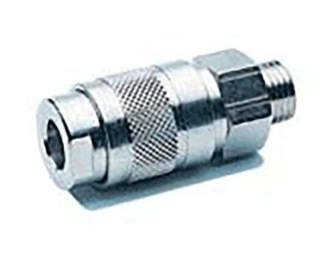 Szybkozłącze powietrza RS PRO G 1/4 męskie rodzaj Żeński Gwintowany Mosiądz 1/4in