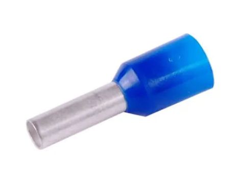 Końcówka tulejkowa 2,5-8 izolowana niebieska 100szt SGE KR025008