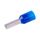 Końcówka tulejkowa 2,5-8 izolowana niebieska 100szt SGE KR025008