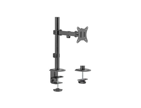 Uchwyt biurkowy do monitora LCD Maclean, pojedyncze ramię, VESA 75x75 oraz 100x100, 17-32, 9kg, MC-572N