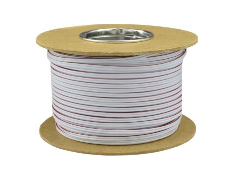 Przewód głośnikowy SMYp 2x0,35 biały CU miedź Elektrokabel 200m
