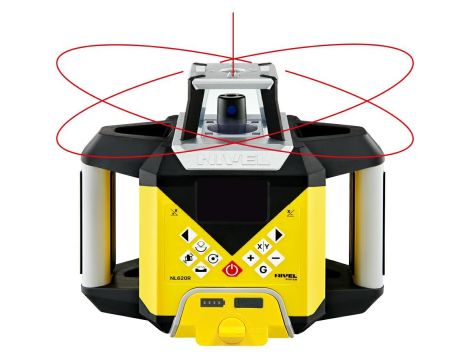NIVEL SYSTEM NIWELATOR LASEROWY NL620R DIGITAL wiązka czerwona