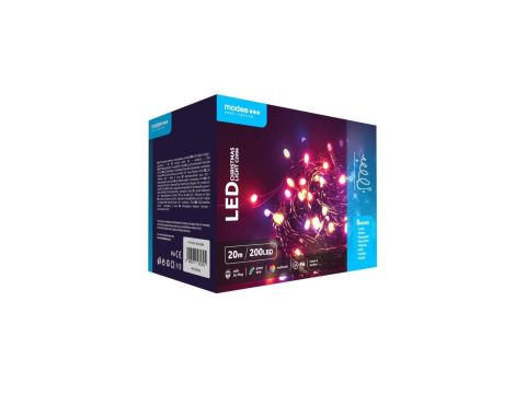 Lampki choinkowe modee 20m RGB 200LED ML-C2006