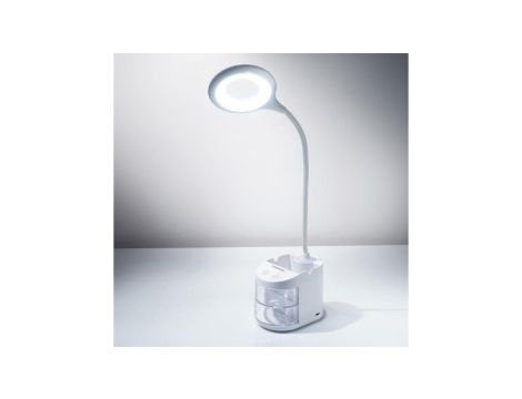 Ładowalna lampka biurkowa ze schowkiem Tiross TS-2233