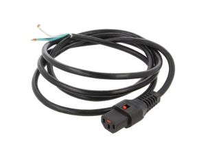 SCHAFFNER-820153 Kabel IEC C13 żeński 2m z blokadą IEC LOCK