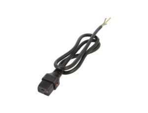 SCHAFFNER-820145 Kabel IEC C19 żeński 1m z blokadą IEC LOCK