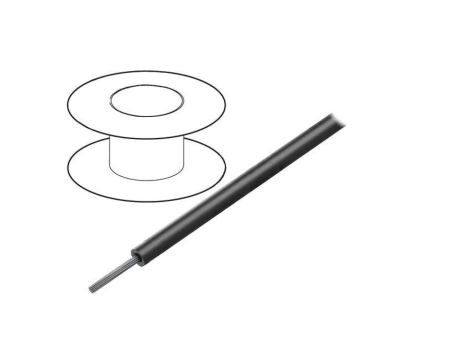 1850-BK001 Przewód HookUp Wire linka Cu 32AWG PVC czarny 600V 305m