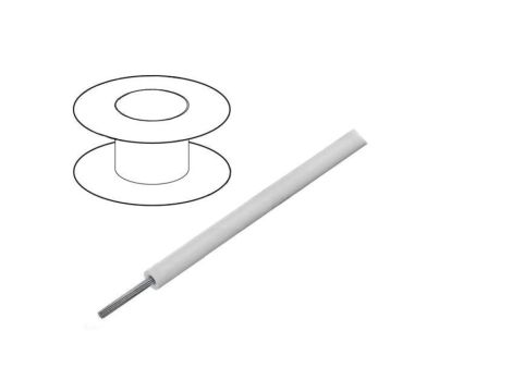 1855/19-WH001 Przewód HookUp Wire linka Cu 22AWG PVC biały 600V 305m