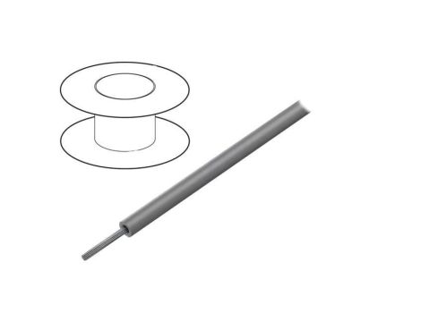 1855/19-SL001 Przewód HookUp Wire linka Cu 22AWG PVC ciemnoszary 600V 305m