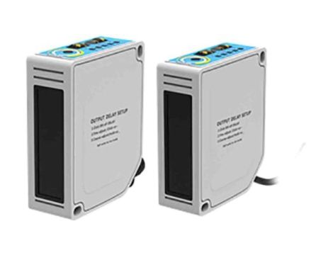 Czujniki fotoelektryczne Tłumienie tła PNP+NPN w obudowie prostokątnej zakres 0 → 2 m. IP67