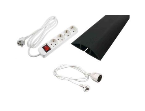Zestaw z przewodem przedłużającym 4 gniazda 16A 250 V