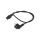 SCHAFFNER-816479 Kabel CEE 7/7 (E/F) wtyk kątowy, IEC C13 żeński 1m 10A