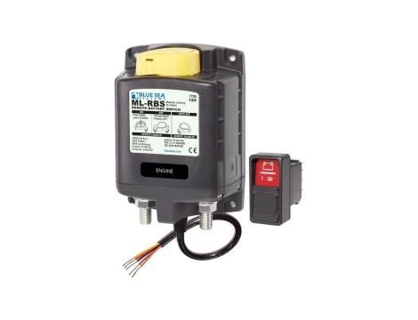ML-RBS zdalny wyłącznik akumulatora ze sterowaniem ręcznym Blue Sea- 12V DC 500A