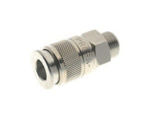 Szybkozłącze powietrza RS PRO G 3/8 męskie rodzaj Żeński Gwintowany Mosiądz 3/8in