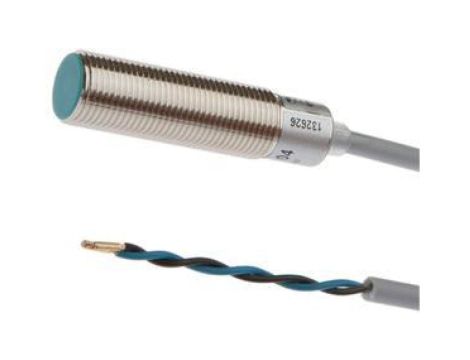 MR124104 Czujnik magnetyczny, kontaktronowy, M12, 150V AC/DC, kontaktron NO, kabel 2-biegunowy 2.5m