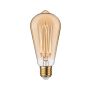 Źródło światła LED Rustic Shine 4,2W E27 żarnik w kształcie litery I 300lm1800K ST64 3StepDim złota - 2