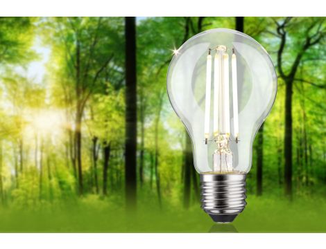 Źródło światła LED ECO LINE AGL 60 4,3W 806lm E27 3StepDim 4000K klasa B 230V przezroczysty / szkło - 3