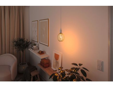 Źródło światła LED METALLIC GLOW Globe mosiądz Twist E27 4W 180lm 3StepDim 1800K 230V / metal siateczka - 3